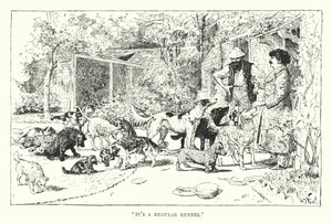 "Se on tavallinen kennel" (kaiverrus) tekijältä Henry Justice Ford