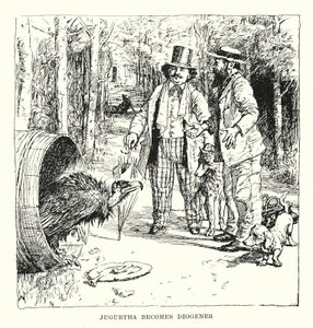 Jugurthasta tulee Diogenes (kaiverrus). tekijältä Henry Justice Ford