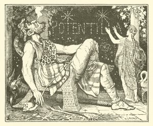 Prinssi Narcissus ja prinsessa Potentilla (kaiverrus) tekijältä Henry Justice Ford