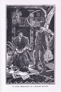 Saraseenisotilas uhkasi St Louisia, 1912 tekijältä Henry Justice Ford