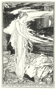 Ota tämä pala ja etsi siivekäs hevonen Pegasus (litho) tekijältä Henry Justice Ford