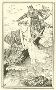 Kultainen merenneito (kaiverrus) tekijältä Henry Justice Ford
