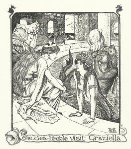 Merikansa vierailee Graziellassa (kaiverrus) tekijältä Henry Justice Ford
