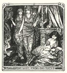 Kohtalon vierailu (litho) tekijältä Henry Justice Ford