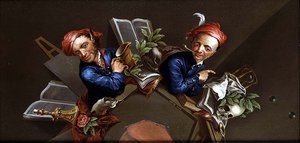 Anamorfinen Vanitas tekijältä Henry Kettle