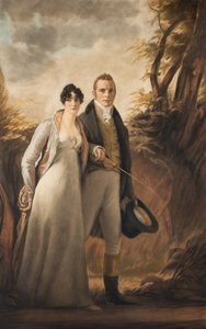 El senyor i la senyora Campbell de Kailzie (mezzotint) finlandès tekijältä Henry Macbeth Raeburn
