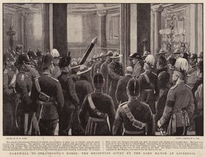 Hyvästit Strathconan hevoselle, Lord Mayorin Liverpoolissa pitämälle vastaanotolle tekijältä Henry Marriott Paget