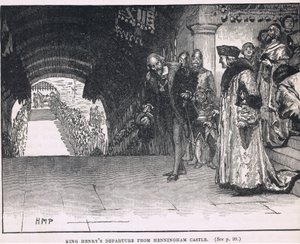 Kuningas Henrikin lähtö Henninghamin linnasta 1506 tekijältä Henry Marriott Paget