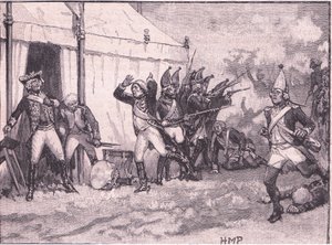 Yllätys Frederickille Hochkirchissa 1758 jKr tekijältä Henry Marriott Paget