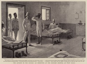 Eteneminen Soudanissa, tarkastus Wady Halfan sotilassairaalassa tekijältä Henry Marriott Paget