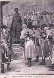 Paronit esittävät vaatimuksensa Henrikille AD 1258 tekijältä Henry Marriott Paget