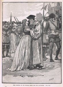 Sir Thomas Moren ja hänen tyttärensä ero 1534 tekijältä Henry Marriott Paget