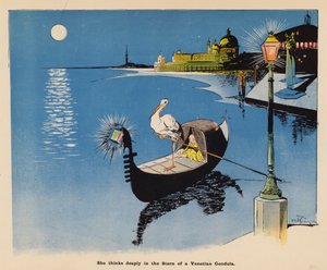 Kuvitus japanilaisen nuken seikkailuihin (värilitografia)