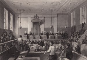 Keskusrikostuomioistuin, Old Bailey, Lontoo (kaiverrus)