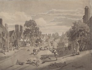 High Street Busheyssa, Hertfordshiressä tekijältä Henry Monro