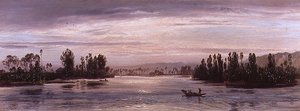 Seinen varrella lähellä Les Andelysiä tekijältä Henry Moore