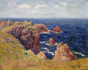 Bretagnen rannikko; Bretonin rannikko, noin 1895