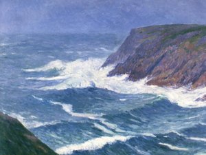 Île de Groix, rannikkomaisema, sisäänkäynti Saint Nicolasin satamaan, 1908.
