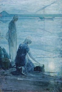 Mooses härkäriistoissa, 1921. tekijältä Henry Ossawa Tanner