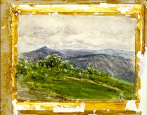 Vuoristomaisema, Highlands, Pohjois-Carolina tekijältä Henry Ossawa Tanner
