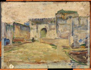 Katunäkymä, Tanger (Crenelated Architecture) tekijältä Henry Ossawa Tanner