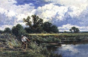 Lea-joki lähellä Broxbournea Hertfordshiressä