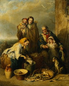 Kalastajan perhe, 1861