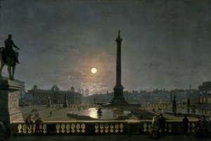 "Trafalgar Square by Moonlight", vuodelta 1865