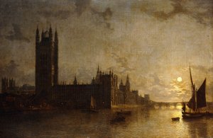 Westminster Abbey, Parlamenttitalo ja Westminster Bridgen rakentaminen, 1859