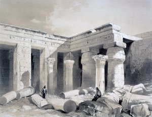Medinet Abou, Thebes, Egypti, 1800-luku