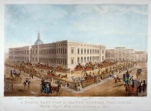 Uusi pääposti, City of London, n. 1830