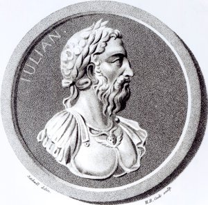 Didius Julianuksen muotokuva teoksesta "Rooman valtakunnan rappeutumisen ja tuhon historia", osa 7, sivu 137, Edward Gibbon, 1808