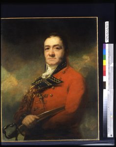 Kenraalimajuri Charles Reynolds (öljy kankaalle) tekijältä Henry Raeburn