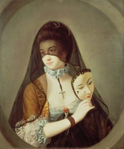 The Fair Nun unmasked (öljy kankaalle)