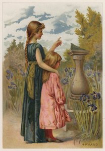 Tunti tunnilta (väri litho) tekijältä Henry Ryland