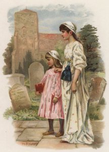 Sapattikellot (väri litho) tekijältä Henry Ryland