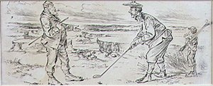 The Hesitant Golfer, kuvitus 