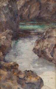 Cove (akvarelli) tekijältä Henry Scott Tuke