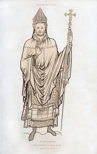 Arkkipiispa, 1100-luvun lopulla, 1843. tekijältä Henry Shaw