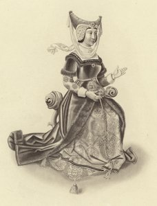 Constancia Lancasterin herttuatar, John Of Gauntin vaimo tekijältä Henry Shaw