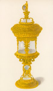 Cup, joka kuuluu Goldsmiths Companylle, n. 1558 tekijältä Henry Shaw