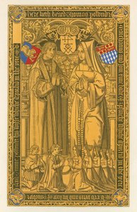 Messingistä, St Mary Key Ipswichin kirkossa, 1525 tekijältä Henry Shaw