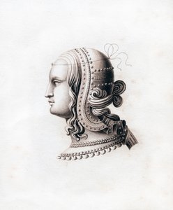 Päähine, 1500-luvun alku, 1843. tekijältä Henry Shaw