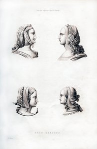 Päähineet, 1500-luvun alku, 1843.
