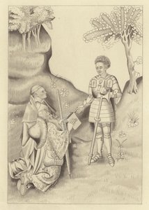 John Lydgate esittelee kirjansa Earl of Salisburylle tekijältä Henry Shaw