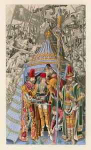 Pyrrhus saa ritarin kunnian, 1400-luvun alku tekijältä Henry Shaw