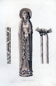 Kuningatar Clotilda, c1100, 1843. tekijältä Henry Shaw