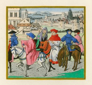 Canterburyn pyhiinvaellusmatka 1400-luvun lopulla tekijältä Henry Shaw
