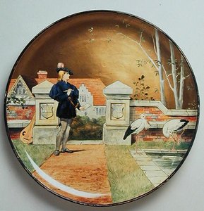 The Lover, kuvitus Shakespearen teoksesta "The Seven Ages of Man", Minton