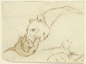 Viisi luonnosta leijonista: Lioness with Cub